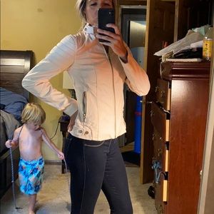 Light pink faux leather Sam Edelman jacket